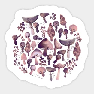 Mushrooms Sticker